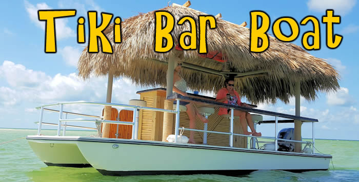Tiki Bar Boat